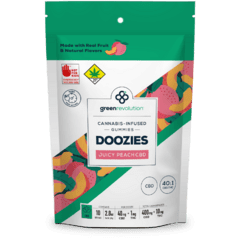 Doozies-Peach CBD 40:1 10pk