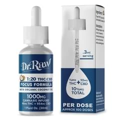 Dr. Raw Organics Focus Formula CBD Tincture 30 ml 1000mg