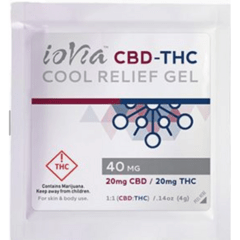 ioVia Cool Relief Gel 40mg  - CBD : THC - CC