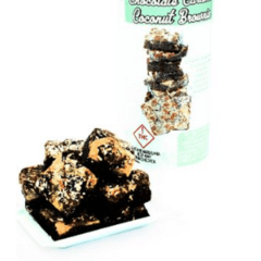 J&J Chocolate Caramel Coconut Brownies 100mg