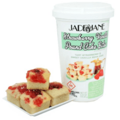 J&J Strawberry Vanilla Pound Cake Bites 100mg