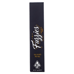 KING FUZZIES INDICA DISTILLATE INFUSED PRE-ROLL