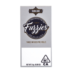 MINI FUZZIES HYBRID DISTILLATE INFUSED PRE-ROLL 3 PACK