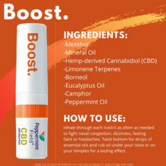 PEPPERMINT FIELD - BOOST CBD AROMASTICK - 100mg