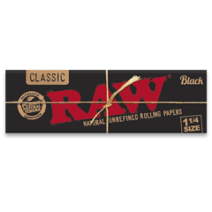 Raw Classic | 1 1/4 Papers | Black