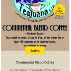 Teajuana Continental Coffee Sativa 100mg