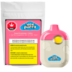 VoxPuffz: Tango Straw-Mango Rechargeable Vape (1.2g)
