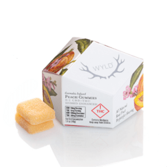 Wyld Peach Gummies | CBD 2:1 50mg Rec
