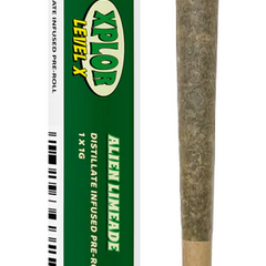 XPLOR Level X: Alien Limeade Distillate Infused Pre-Roll (1g)(1pk)