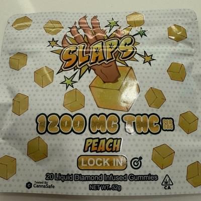 Peach Gummies | 1200 MG | Slaps