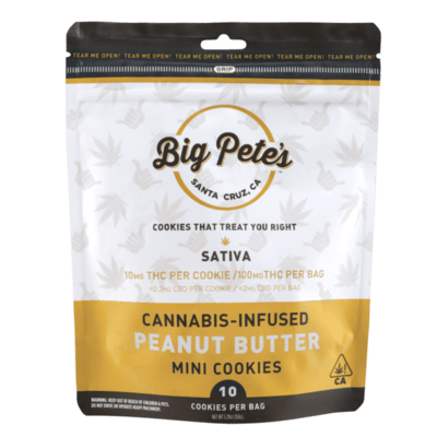 Peanut Butter Cookies Sativa 100mg (10pk)