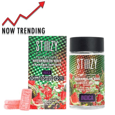 Stiiizy Watermelon Wave Nano Gummies | 100mg