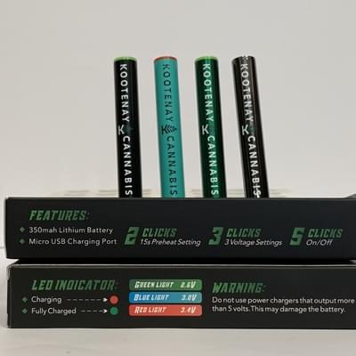 3 Stage KC Branded 510 cart battery Black