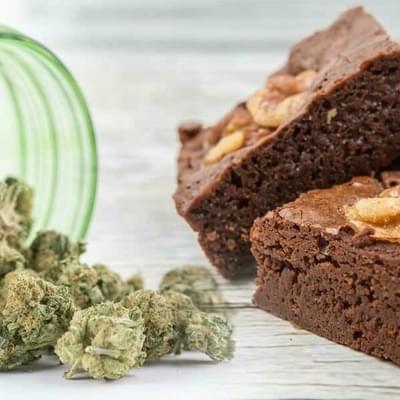 THC infused chocolate brownie by Gas'd up