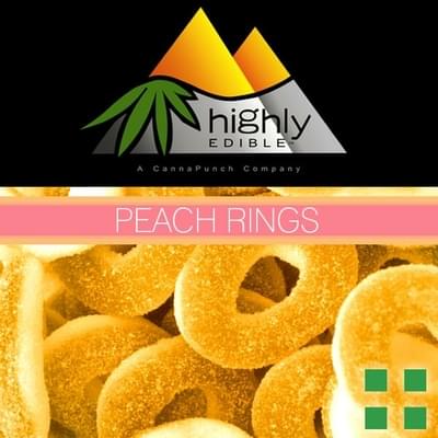 Highly Edible  Peach Rings