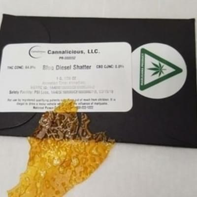 Cannalicious - Blue Diesel Shatter 1g