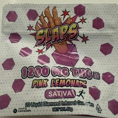 Pink Lemonade Gummies | 1200 MG | Slaps