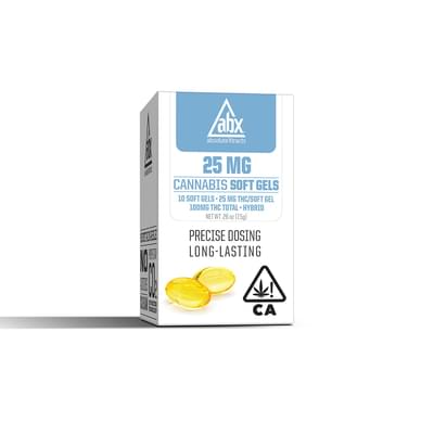 Absolute Xtracts - 25mg Soft Gels - 10 Capsules