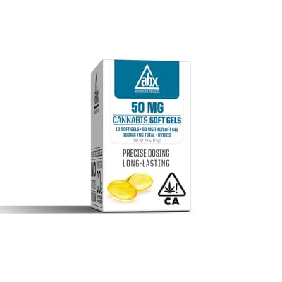 Absolute Xtracts - 50mg Soft Gels - 10 Capsules
