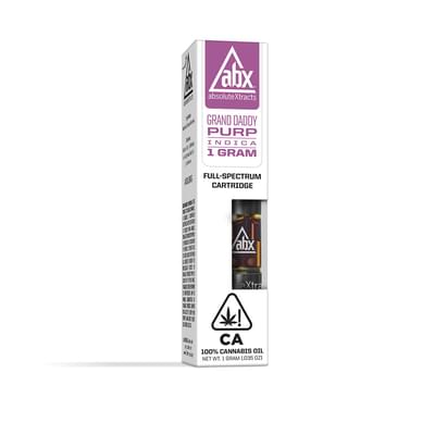 Absolute Xtracts - Vape Cartridge - Granddaddy Purple -