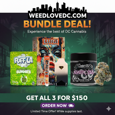Flower|Dispo|Edible -THE POWER TRIO BUNDLE -