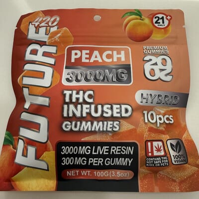 Peach Gummies | 3000 MG | Future2020