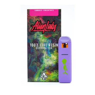 Alien Labs - Live Resin - Disposable Vapes - Animal Cookies X Galactic Gas -
