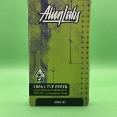 ALIEN LABS AREA 41 HALF GRAM  CART