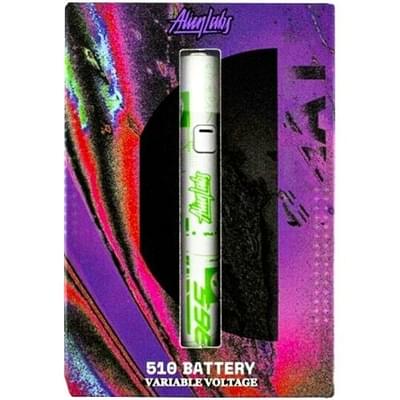 Alien Labs White & Green 510 Battery