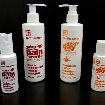 Apothecanna Lotions, Sprays and Cremes