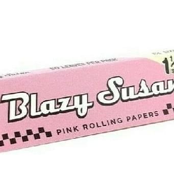 Blazy Susan Pink Rolling Papers 1 1/4"