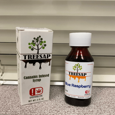 Blue Raspberry Treesap 2oz 400mg THC