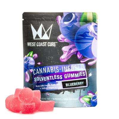 BLUEBERRY (100MG) HASH GUMMIES [I]