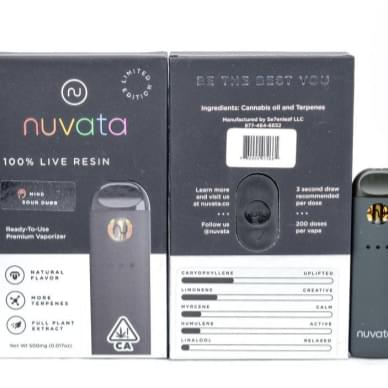 Nuvata Body Balance Wedding Cake .5g Live Resin