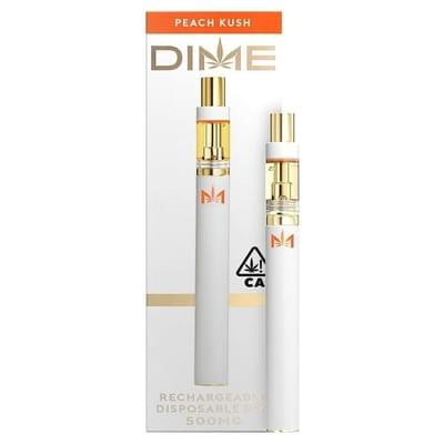 DIME 500MG DISPOSABLE - PEACH KUSH