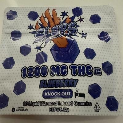 Blueberry Gummies | 1200 MG | Slaps
