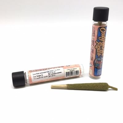 Cali Rolls | Sour Pink Lemonade x Sour Tangie infused premium preroll 1.3g | 30.22% THC