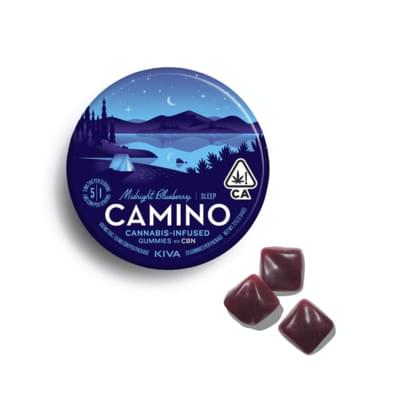 Camino  - Hybrid - Midnight Blueberry Gummies - 20 Pieces / 100mgTHC : 20mgCBN