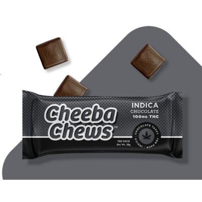 CHEEBA CHEW - INDICA CHOCOLATE TAFFY - 10pk