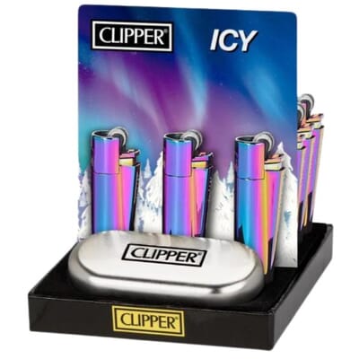 Clipper Lighter - Metal Icy