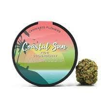 Coastal Sun | Kiwi Strawberry quality sungrown flower 3.5g | 23.48% THC