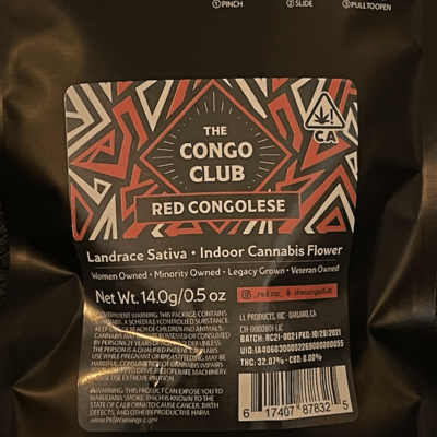 Congo Club | Red Congolese premium indoor smalls 14g | 32.07% THC