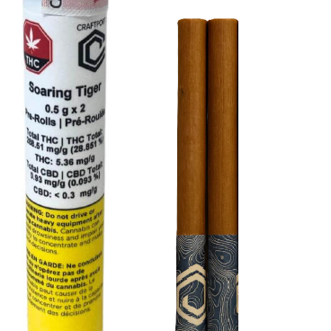 Craftport: Soaring Tiger Pre-rolls(1g)(2pk)