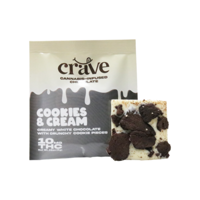 Crave - Mini Cookies and Cream Chocolate 10mg