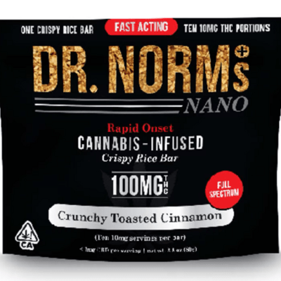 Crunchy Toasted Cinnamon Crispy Bar 100mg NANO (Dr. Norms)