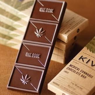 Kiva Confections - Mint Irish Cream Chocolate Bar 180mg