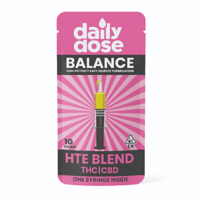 Daily Dose - Balance HTE Blend 1:1 CBD Syringe