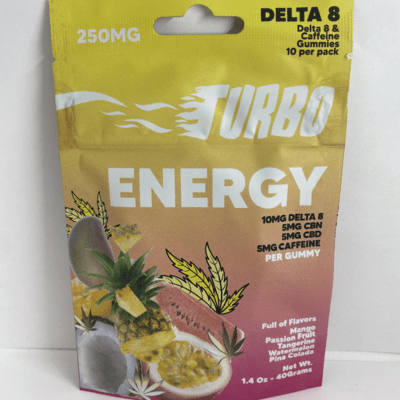 Delta8 Gummies Energy 250mg (Caffeine)