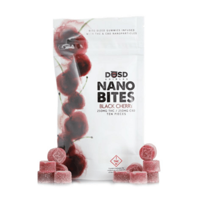 DOSD Nano Bites | Black Cherry 1:1 250mg Med