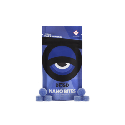 DOSD Nano Bites | Blue Raspberry 1000mg Med